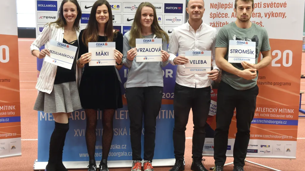 Čeští atleti před Czech Indoor Gala