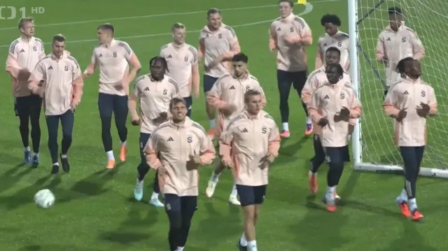 Sparta se chystá na zápas s Rijekou