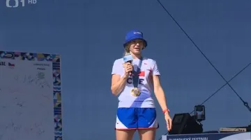 Davy lidí přivítaly na Olympijském festivalu Kateřinu Siniakovou