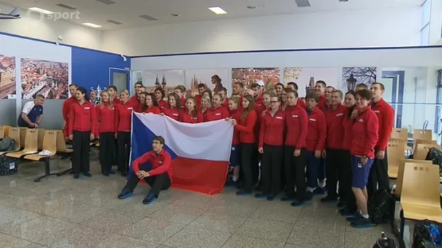 První část reprezentace odletěla na Evropské hry