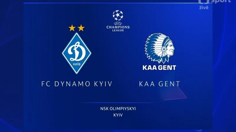 Sestřih utkání Dynamo Kyjev – Gent