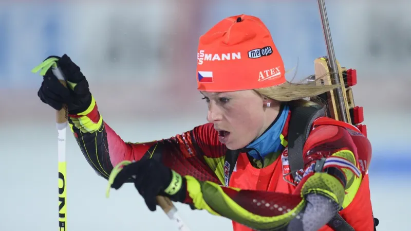 Z Češek se ve stíhačce na ME v biatlonu nejvíce dařilo Tomešové