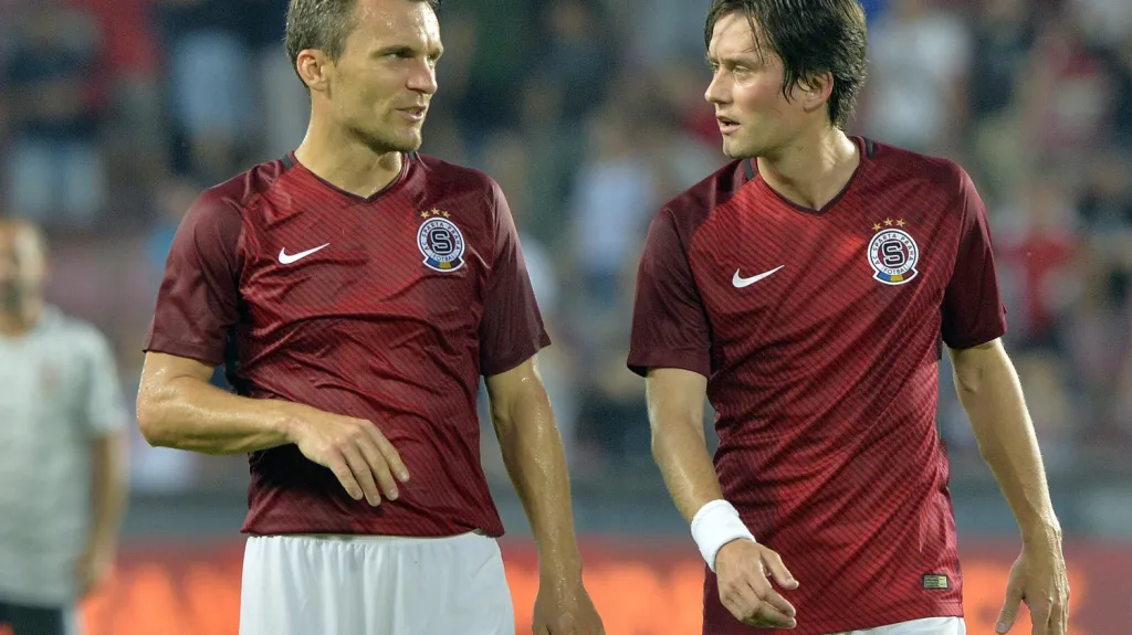 Tomáš Rosický a David Lafata