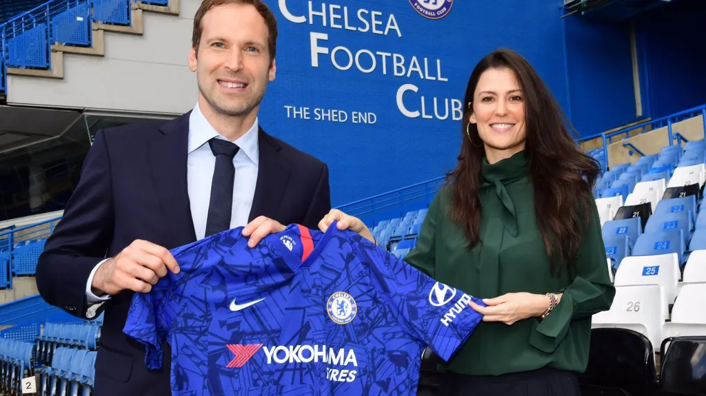 Petr Čech při návratu do Chelsea