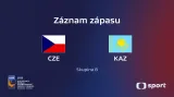 Záznam utkání Česko – Kazachstán