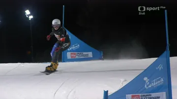 Jízdy Zuzany Maděrové v paralelním obřím slalomu v Cortině