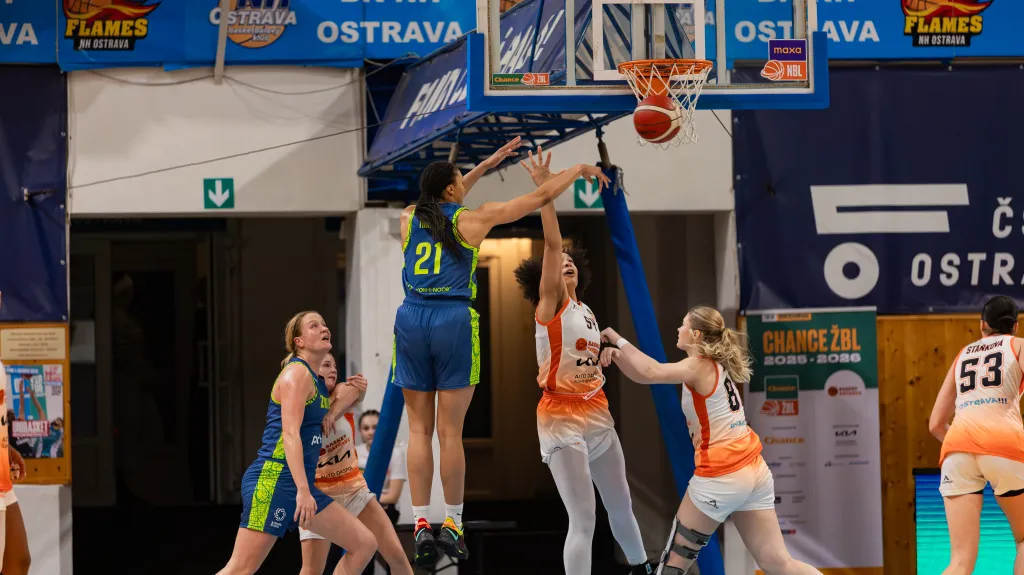 Utkání Basket Ostrava – ZVVZ USK Praha