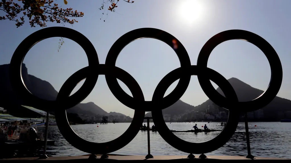 Olympijské kruhy v Riu de Janeiro
