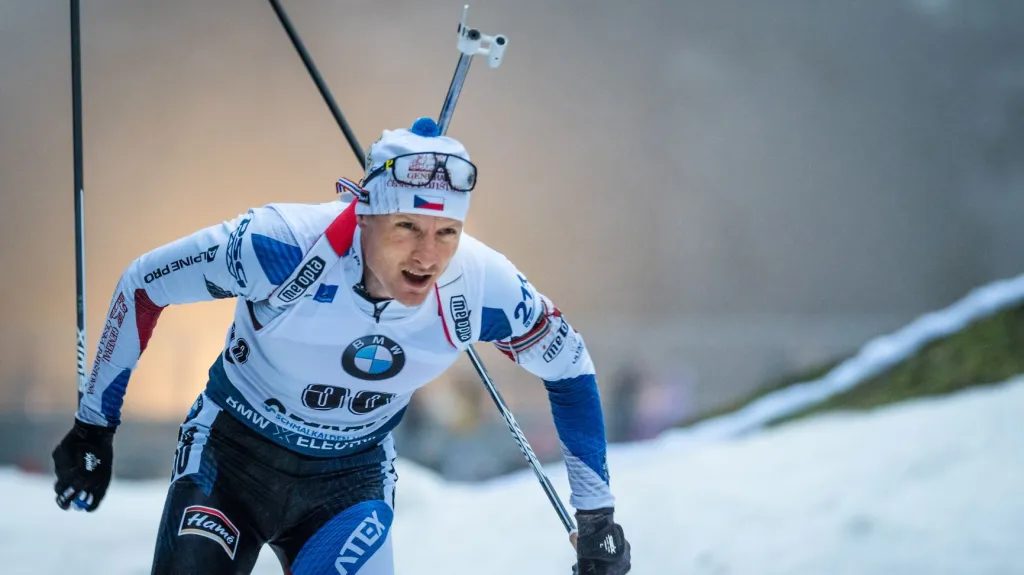 Ondřej Moravec byl ve sprintu v Oberhofu jedenáctý