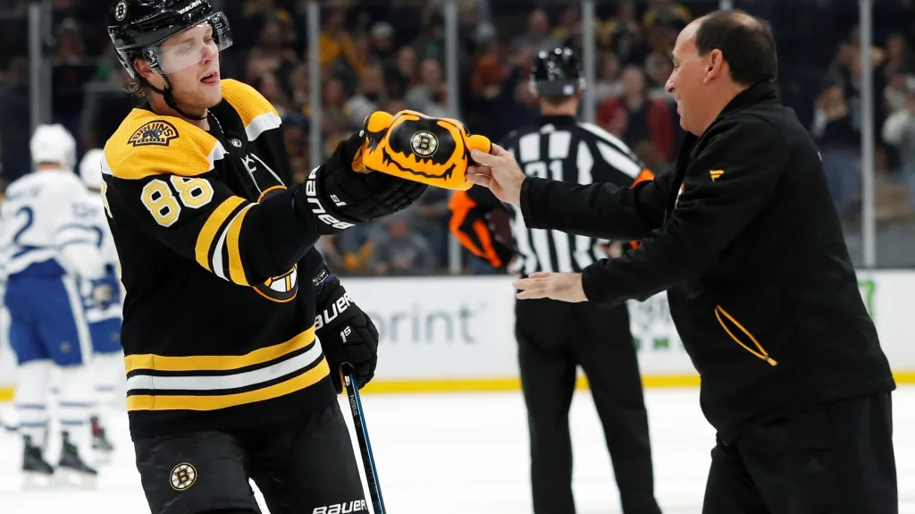 David Pastrňák zaznamenal proti Torontu hattrick