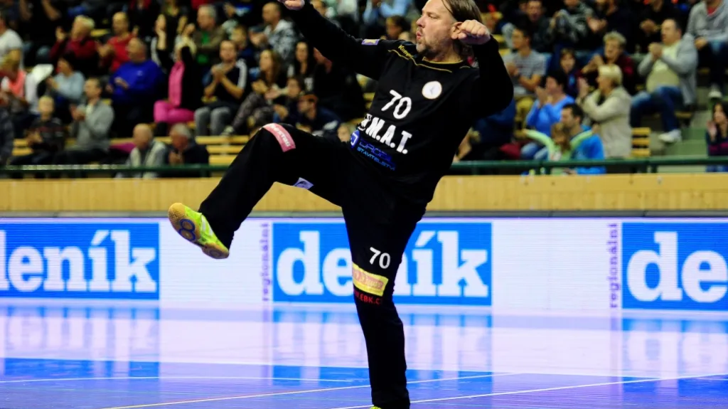 Radost plzeňského brankáře Radka Motlíka