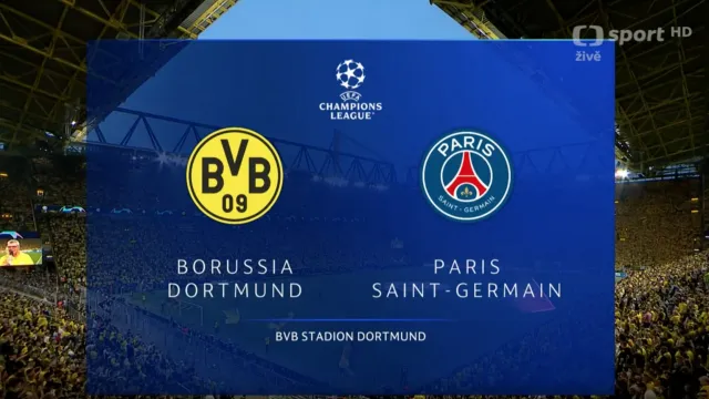 Sestřih utkání Borussia Dortmund – Paris St. Germain