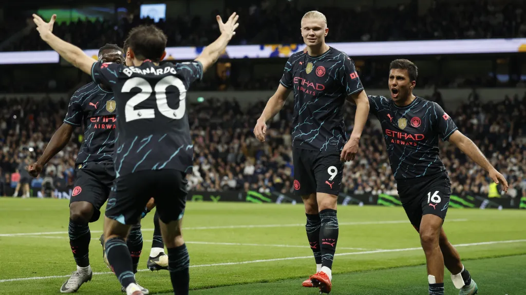 Radost hráčů Manchesteru City