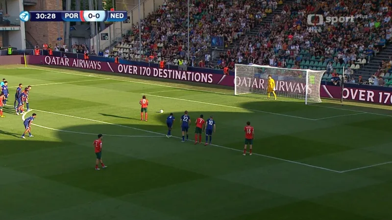 Neproměněná penalta v utkání Portugalsko – Nizozemsko