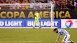Zklamání Lionela Messiho po prohraném finále s Chile