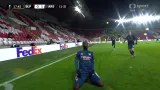 Gól v utkání Slavia Praha - Arsenal: Pépé - 0:1 (18. min.)