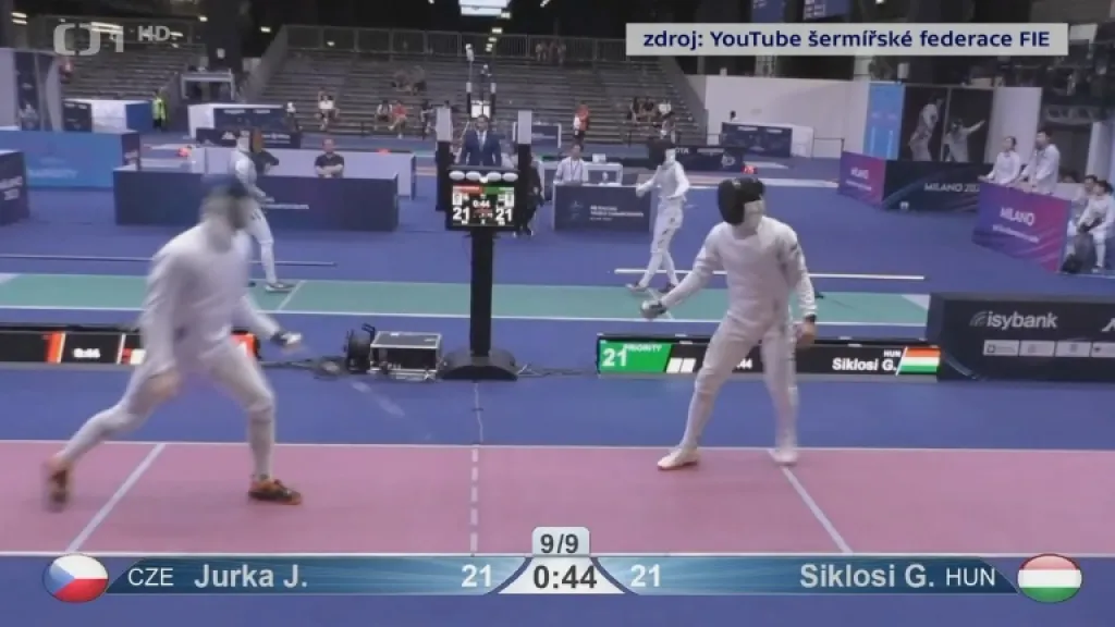 Čeští kordisté skončili na MS osmí