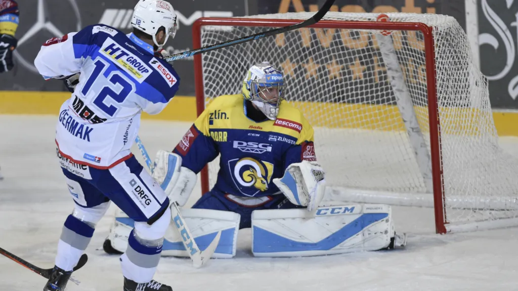 Leoš Čermák v utkání proti Zlínu