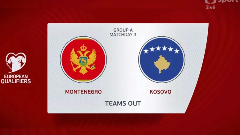 Sestřih utkání Černá Hora - Kosovo