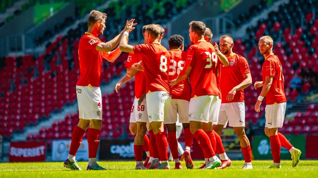 Fotbalisté Zbrojovky Brno