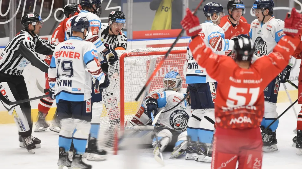 Utkání Olomouc - Liberec