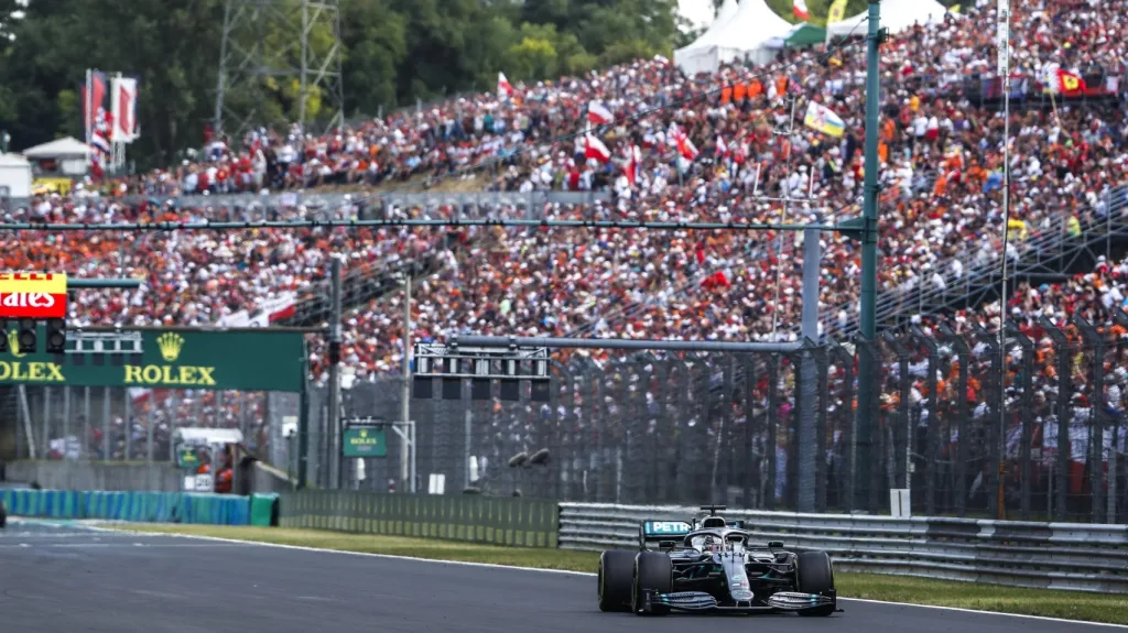 Lewis Hamilton na Hungaroringu