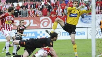 Utkání Žižkov - Slavia