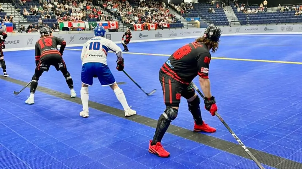 Finále mistrovství světa hokejbalistů Kanada - Česko