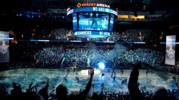Bouřlivá atmosféra v aréně ve Vancouveru