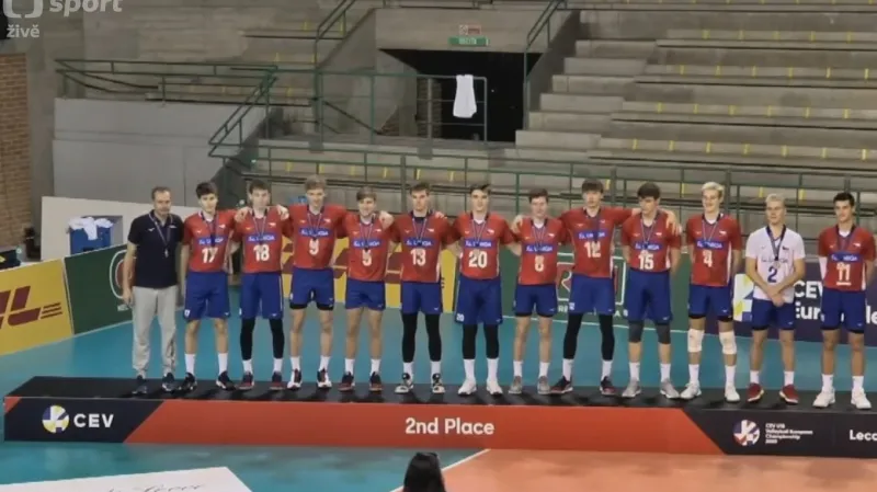 Téma SZ: Stříbro volejbalových kadetů do 18 let na ME