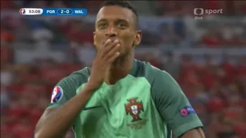 Gól v utkání Portugalsko - Wales: Nani - 2:0 (53. min.)
