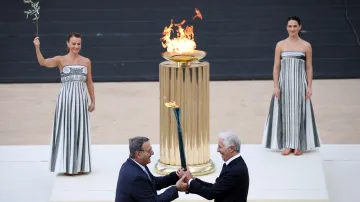 Slavnostní předání olympijského ohně