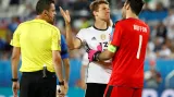 Thomas Müller a Gianluigi Buffon