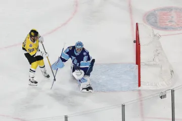 Pastrňák v rozstřelu trefil tyčku, Hertl dal gól Dostálovi