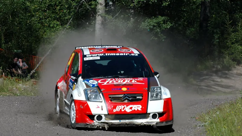 Martin Prokop na Finské rallye