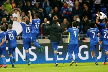 Slavící hráči Juventusu