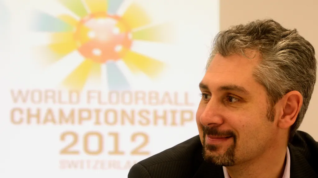 Prezident České florbalové unie Filip Šuman
