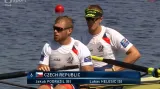 Semifinálová jízda české dvojky bez kormidelníka na MS