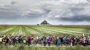 Peloton Tour a Mont-Saint-Michel
