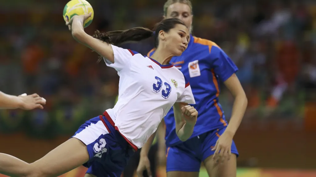 Utkání házenkářek Nizozemsko - Rusko