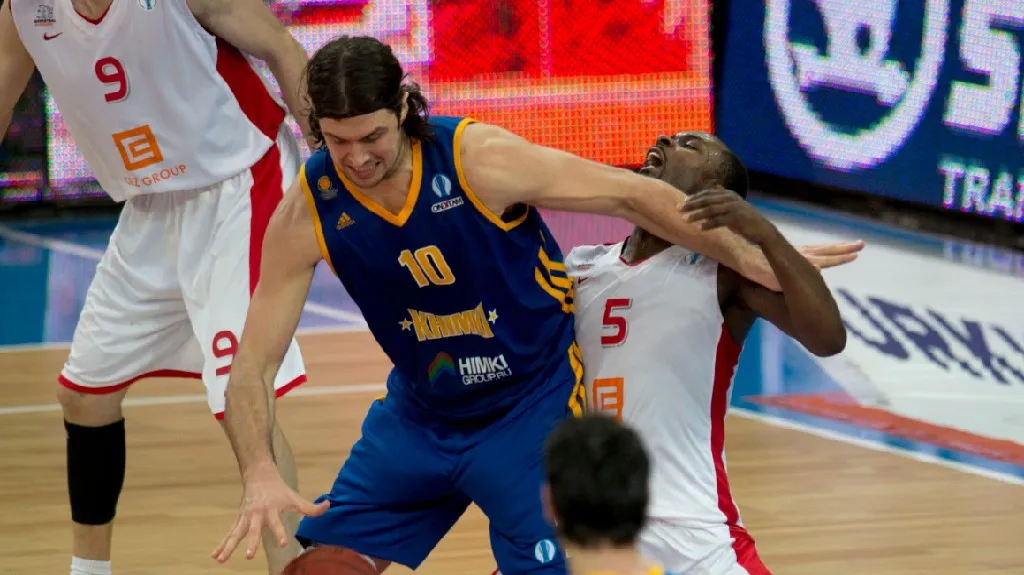 Utkání ČEZ Basketball Nymburk - Chimki Moskva