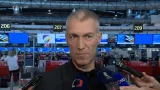 Trenér Viktorie Plzeň Martin Hyský před odletem do Athén