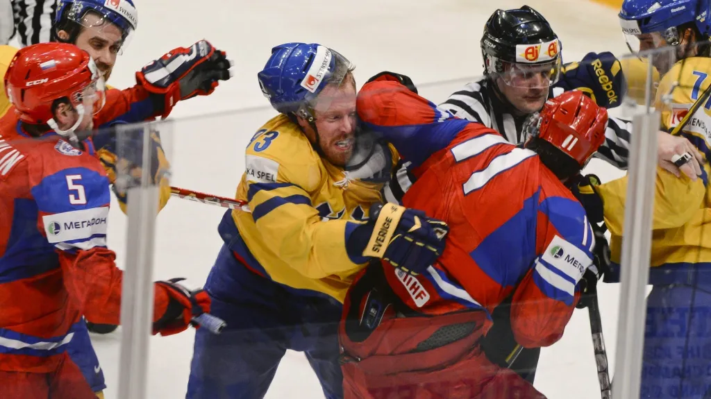 Utkání Rusko - Švédsko