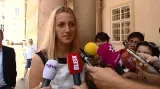 Kvitovou přivítal Zeman na Hradě