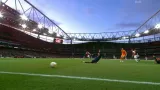 Gól v utkání Arsenal - Valencie: Lacazette – 1:1 (18. min.)