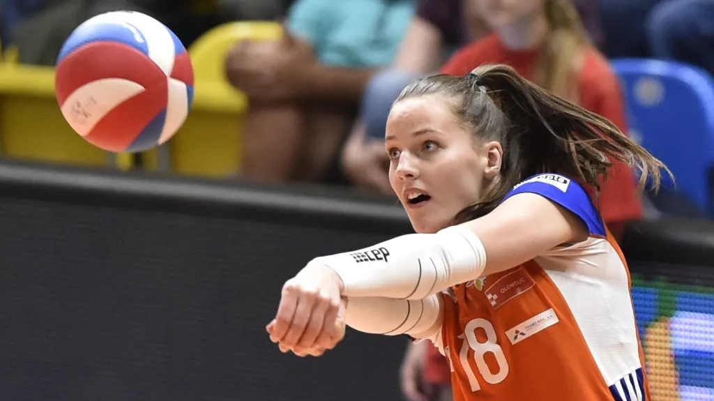 Gabriela Orvošová v dresu české reprezentace