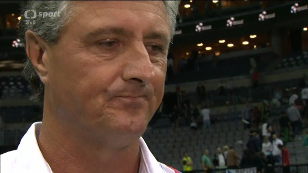 Kapitán Jaroslav Navrátil po postupu do finále Davisova poháru