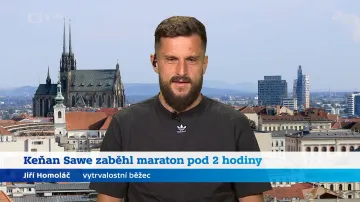 Jiří Homoláč hodnotí nový rekord v maratonu Keňana Saweho