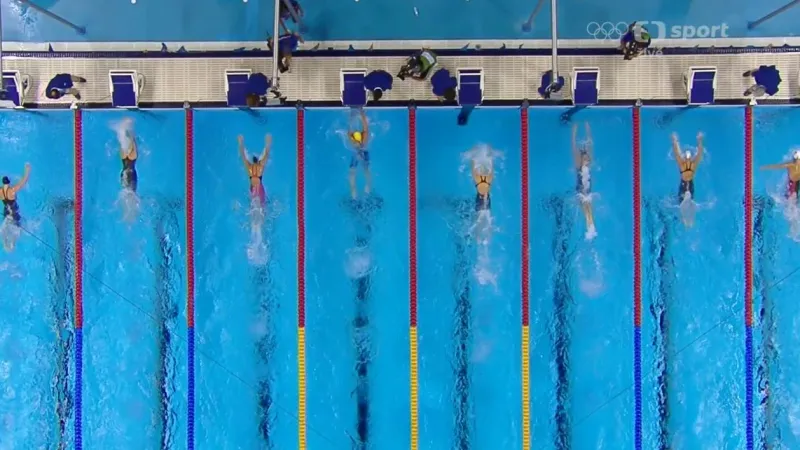 Světový rekord Sarah Sjöströmové na 100 m motýlek