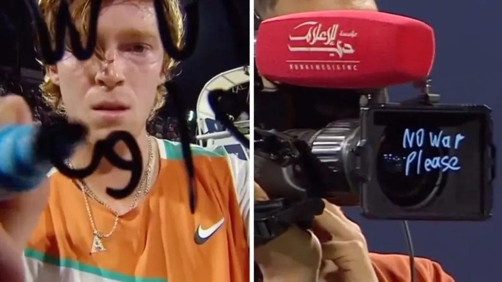 Ruský tenista Rubljov reaguje na dění na Ukrajině